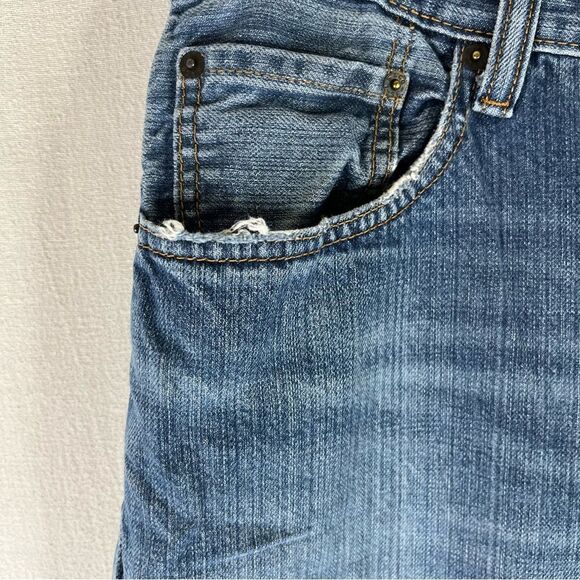 Levi's Jeans Men's Blue 550 Relaxed Fit Straight Leg Cotton 5 Pockets 34x34 - Picture 11 of 13